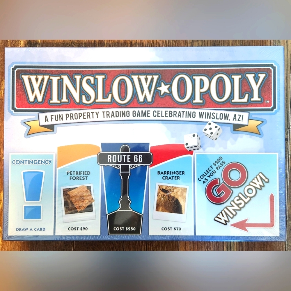 Winslow-opoly Winslow Arizona Monopoly  Limited Edition Board Game
